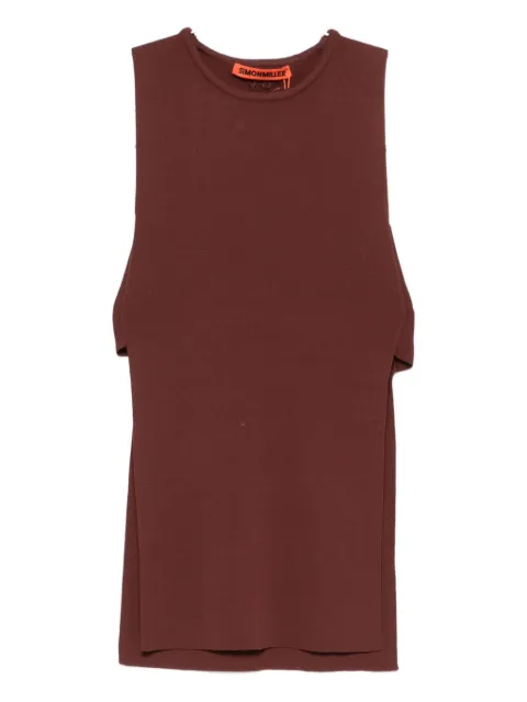 Simon Miller Canoga knitted vest Brown W32416053