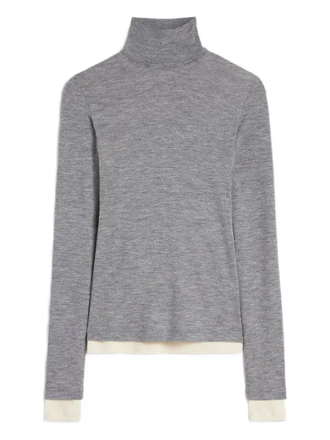 JIL SANDER+ wool layered T-shirt Grey J40FV0115J20226