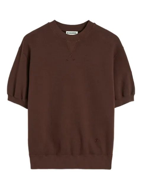 JIL SANDER+ cotton terry T-shirt Brown J40GC0137J20039