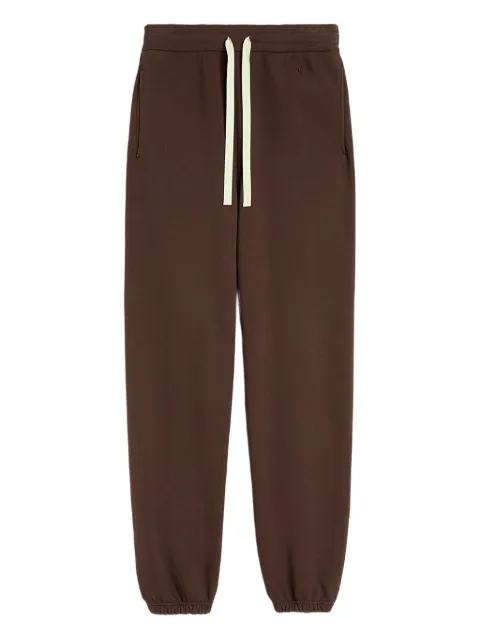 JIL SANDER+ cotton terry track pants Brown J40KA0272J20039