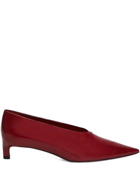 Jil Sander leather pumps Red J15WL0056P8226
