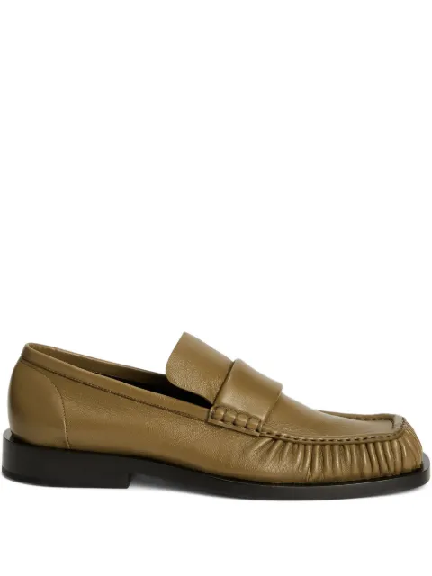 Jil Sander wrinkled-detail loafers Yellow J32WR0017P4835