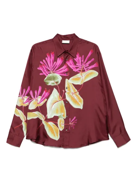 Pierre-Louis Mascia long-sleeved shirt Red ALOEGOTSSCML10643