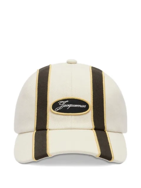 Jacquemus Aero cotton baseball cap Neutrals ACU00781AW00092