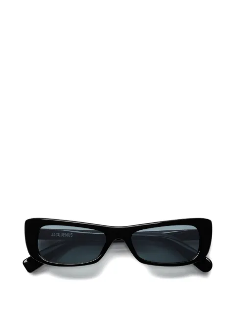 Jacquemus Capri rectangle-frame sunglasses Black EYU00019AMAC001