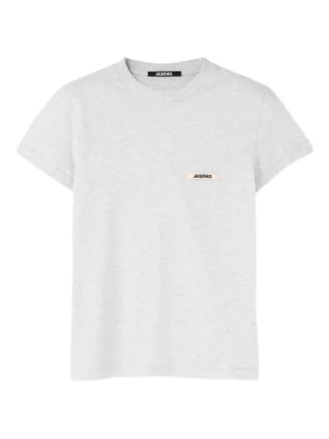 Jacquemus logo-embroidered t-shirt Grey TSW00550AJ00029