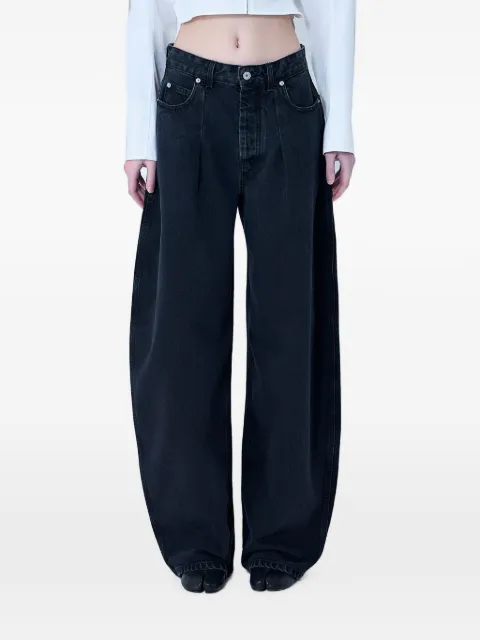 Jacquemus Le De-Nimes Ovalo jeans Black PAW00609AD00039