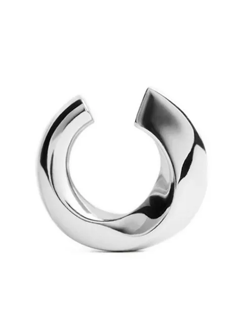 Jacquemus curved ear cuff Silver JWW00766AOT4052