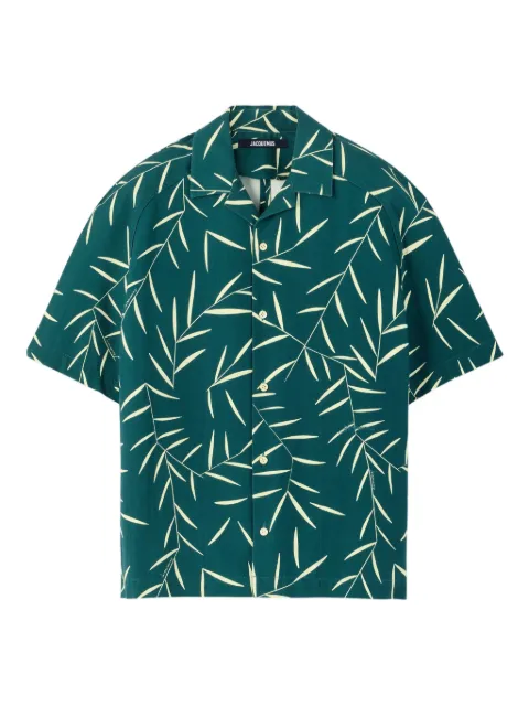 Jacquemus printed short-sleeve shirt Green SHM00535AW00692