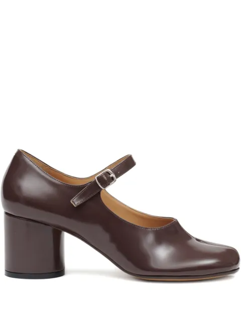 Maison Margiela Tabi leather pumps Brown S58WL0217PS679
