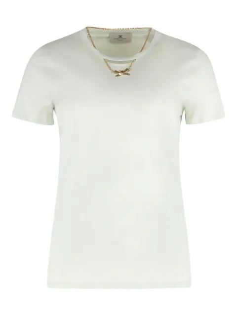 Elisabetta Franchi cotton t-shirt Green MA02951E2