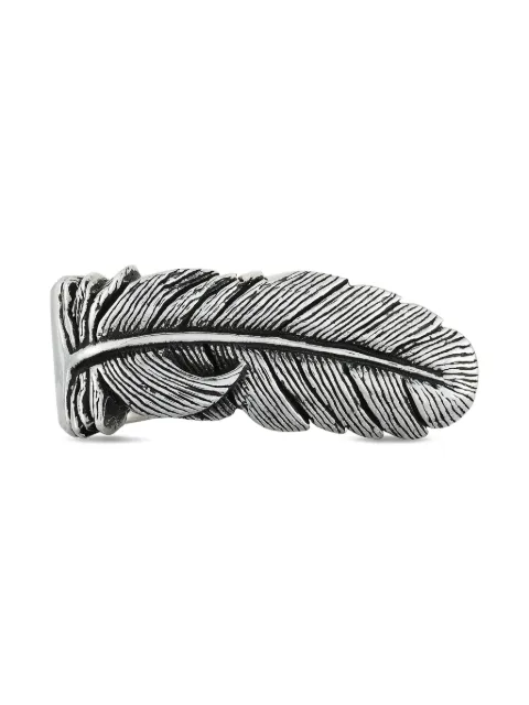 King Baby Raven Feather ring Silver K205712