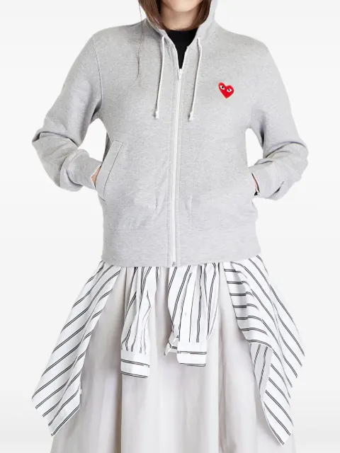 Comme Des Garçons Play cotton jacket Grey AZT249