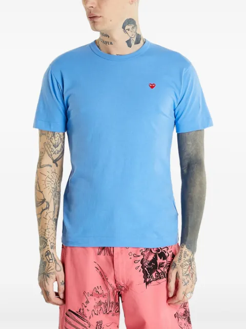 Comme Des Garçons Play Heart Logo T-shirt Blue AZT314