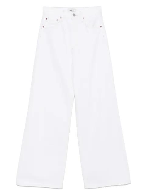 AGOLDE cotton jeans White A198B1183