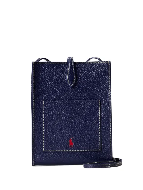 Polo Ralph Lauren Polo Play leather pocket crossbody bag Blue 427960562009