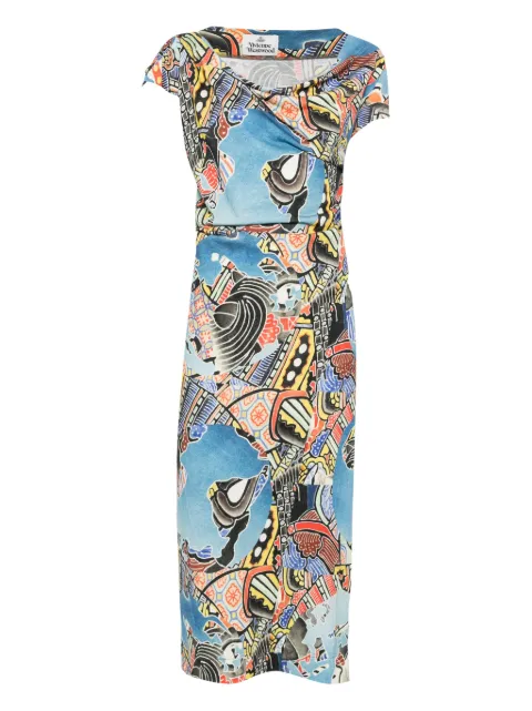 Vivienne Westwood Pre-Owned 2022 Ginnie midi dress Blue VW790RP