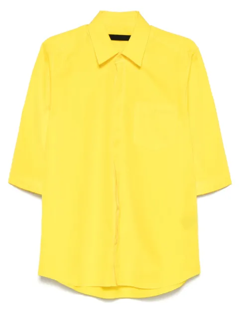ALAINPAUL cotton shirt Yellow S3MSH04