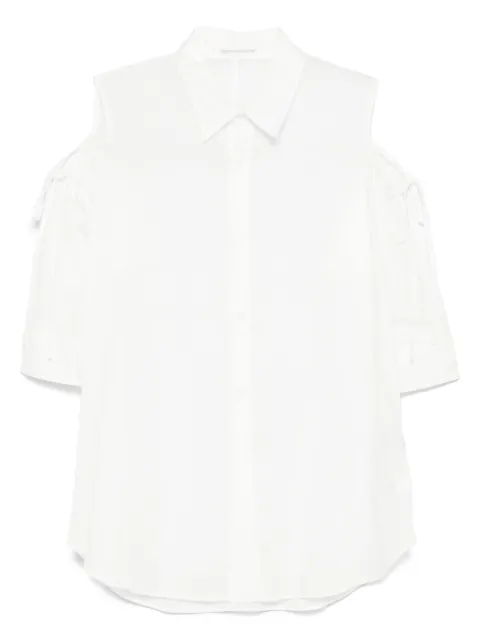 Yohji Yamamoto cut-out shirt White FPB60200
