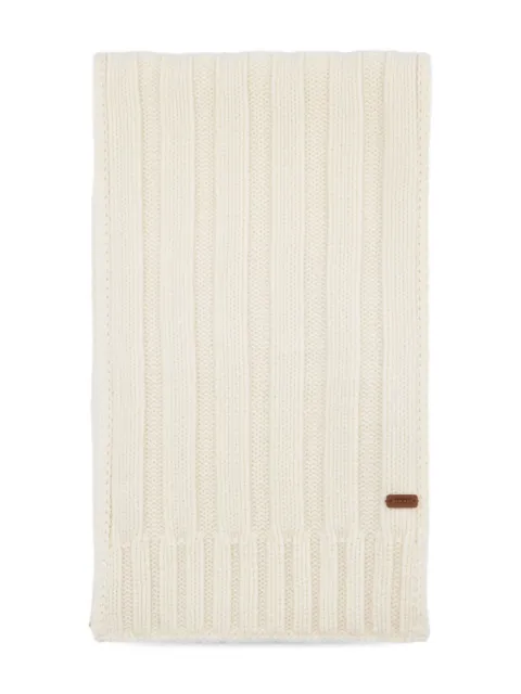 Tod's ribbed-knit scarf White X9MF2519100VRH