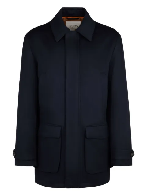 Tod's flap-pocket coat Blue X1M13511080WDR