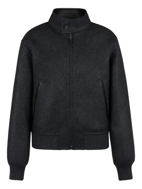 Tod's wool bomber jacket Black X1W11510150XKQ