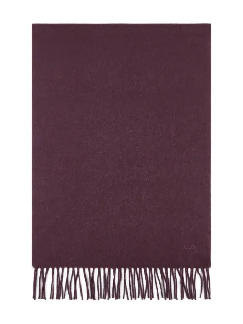 Tod's fringed scarf Purple X9MF2519510XSG
