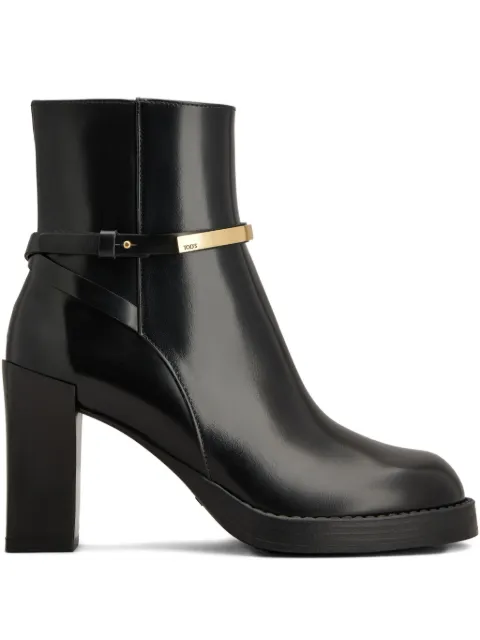 Tod's 100mm ankle boots Black XXW79L0JL40U18