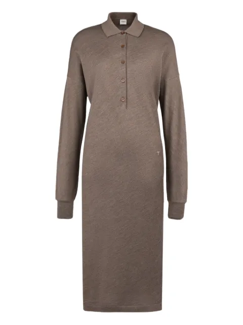 Tod's polo-neck knitted dress Brown X7WM3517000VRK