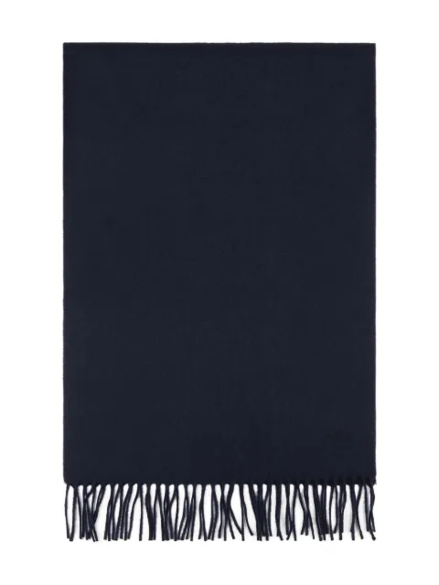 Tod's fringed cashmere scarf Blue X9MF2519510XSG