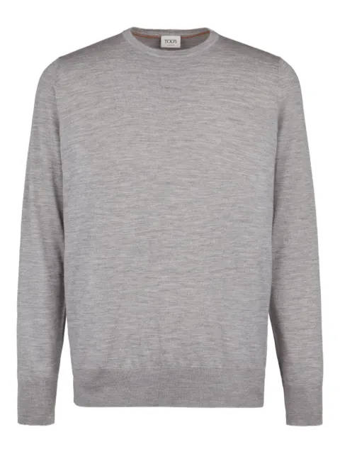 Tod's crew-neck long-sleeve sweater Grey X8MC1518510WFV