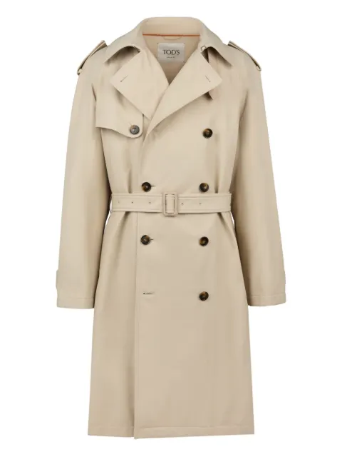 Tod's belted trench coat Neutrals X1M60511830VTL