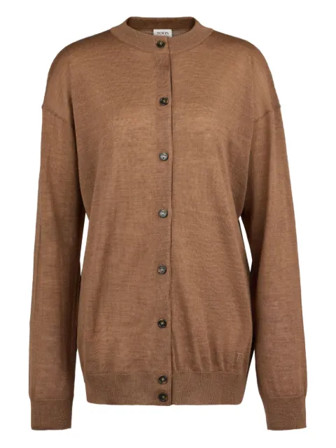 Tod's button cardigan Brown X8WC151832ESJG