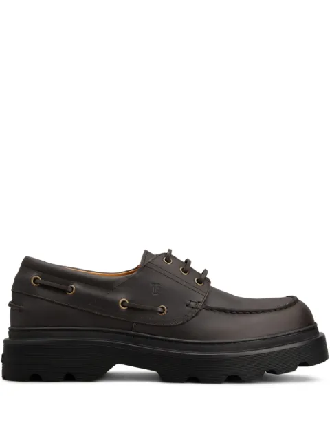 Tod's leather boat shoes Brown XXM24L0JP00UFS