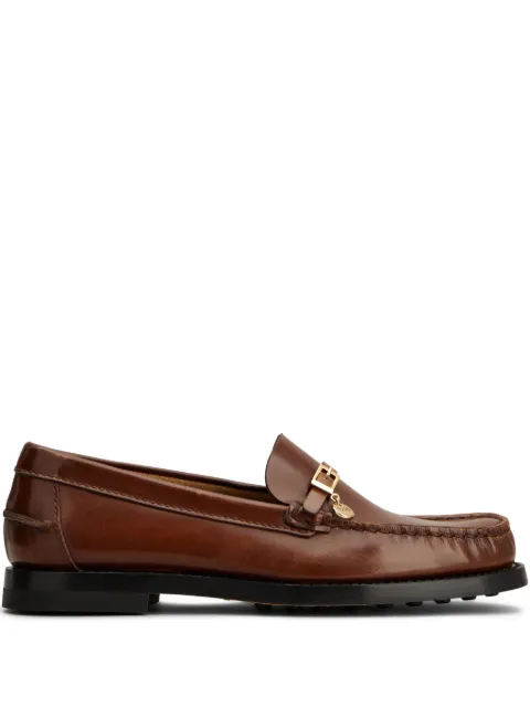 Tod's logo-charm loafers Brown XXW34L0JO10AKT