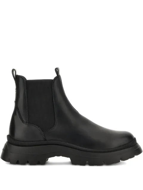 Hogan leather ankle boots Black HXM6920FT20UDM