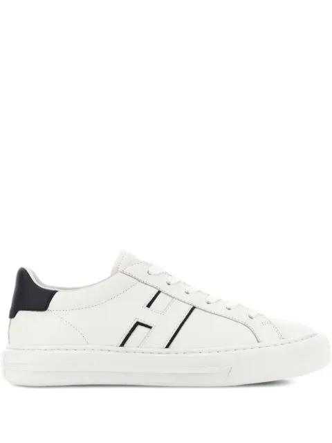 Hogan Rebel logo-embellished leather sneakers White HXM6910FU100ZL3014