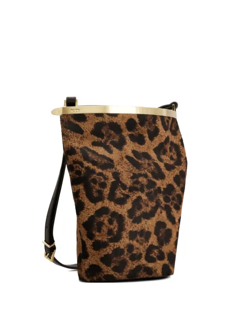 Tod's leopard-print bucket bag Brown XBWCRNK0100UJ4