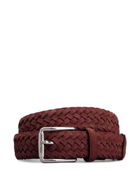 Tod's interwoven leather belt Brown XCMCPR23100HMK