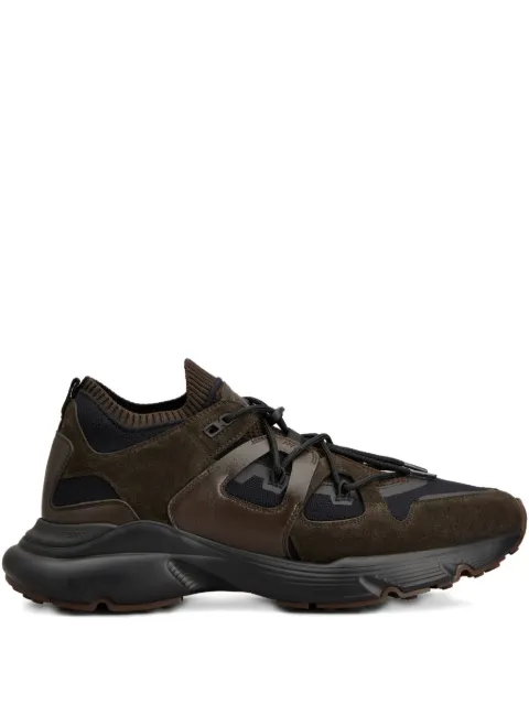 Tod's mesh-panelled chunky sneakers Brown XXM54C0JP20UM8
