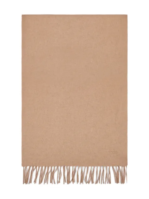Tod's fringed cashmere scarf Neutrals X9MF2519510XSG