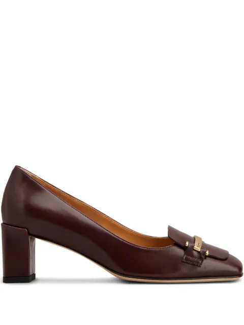 Tod's 50mm leather pumps Red XXW63L0JE20BSS