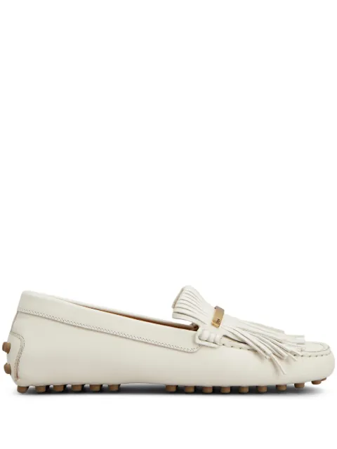 Tod's fringed leather loafers White XXW22L0JQ40UQV