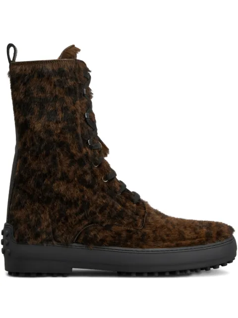 Tod's lace-up ankle boots Brown XXW84L0JT40UT5