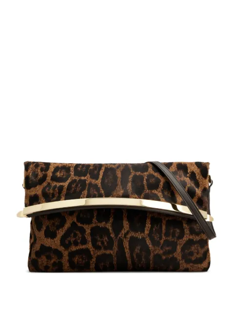 Tod's animal-print cutch bag Brown XBWCRNW0200UJ4