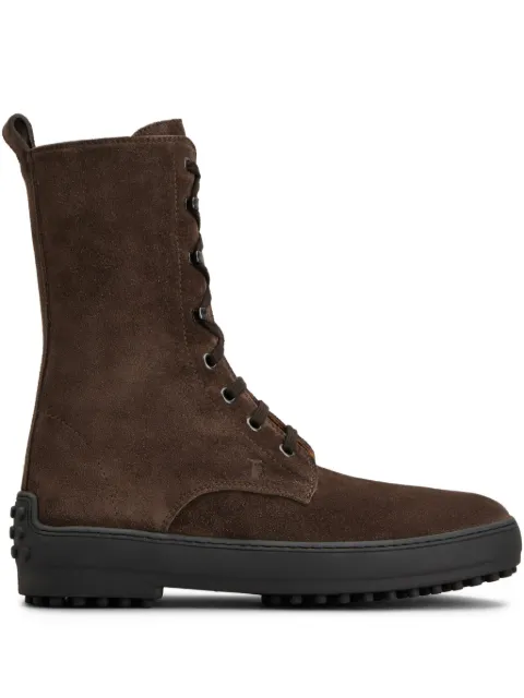 Tod's Winter Gommino suede ankle boots Brown XXW84L0JU70RE0