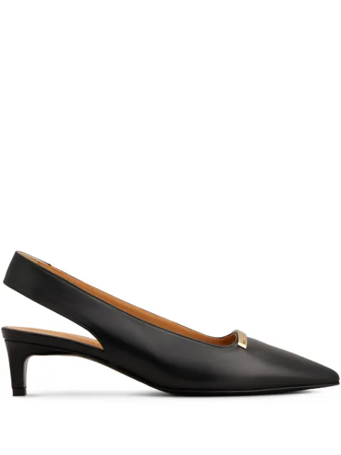 Tod's leather slingback pumps Black XXW80L0JN00BSS