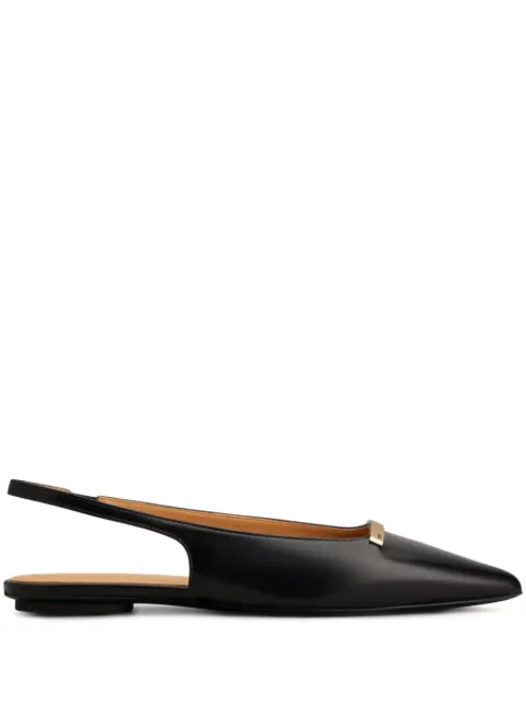 Tod's leather flat pumps Black XXW10K0JL80BSS
