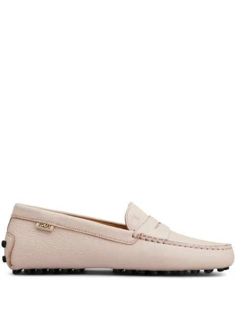 Tod's Gommino pebbled-leather loafers Pink XXW22L000105J1