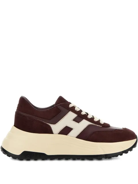 Hogan Hi-Fi suede-panelled sneakers Red HXW6690FR30UHG